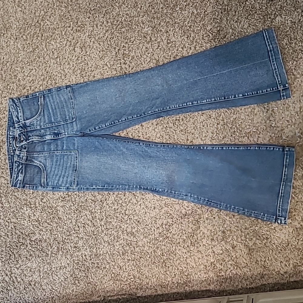 American Eagle Super high rise flare